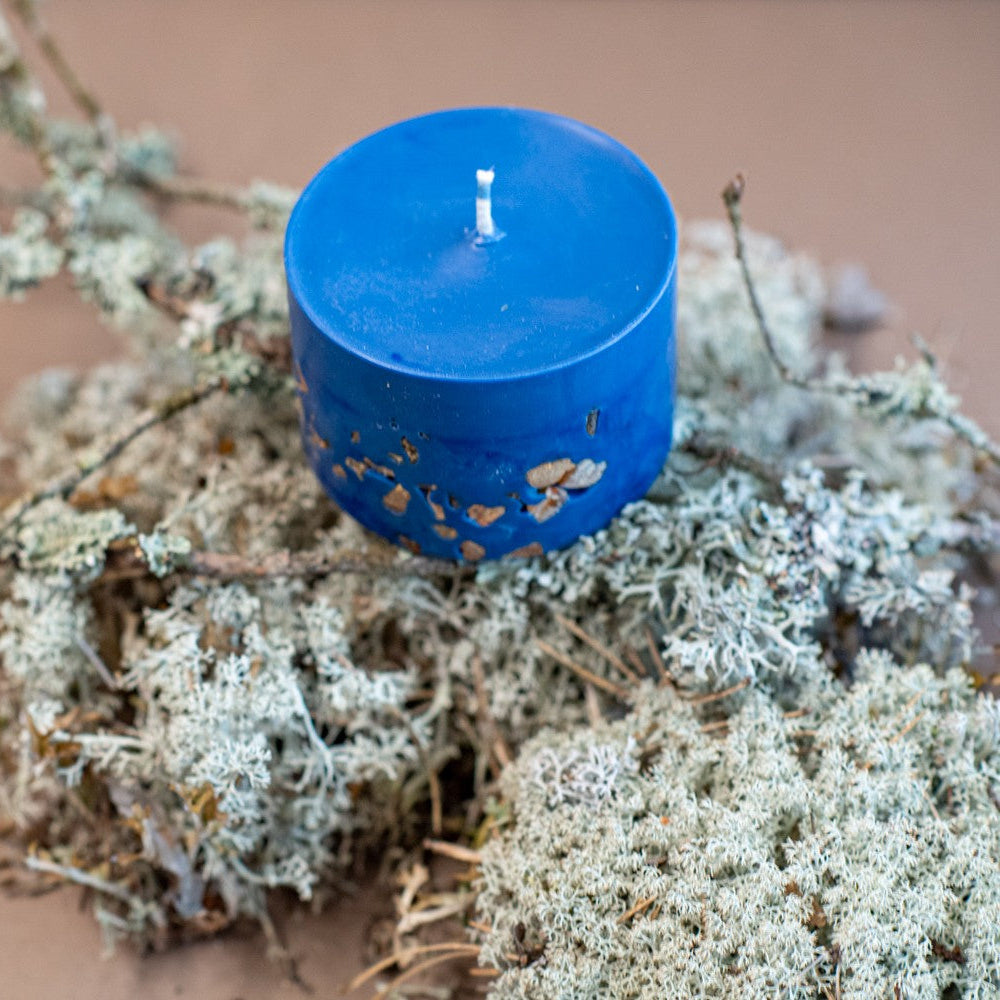 Hand-made Soy Wax Candle with Amber Scent