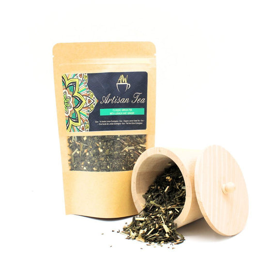 50g Té verde con limón y gengibre Eco