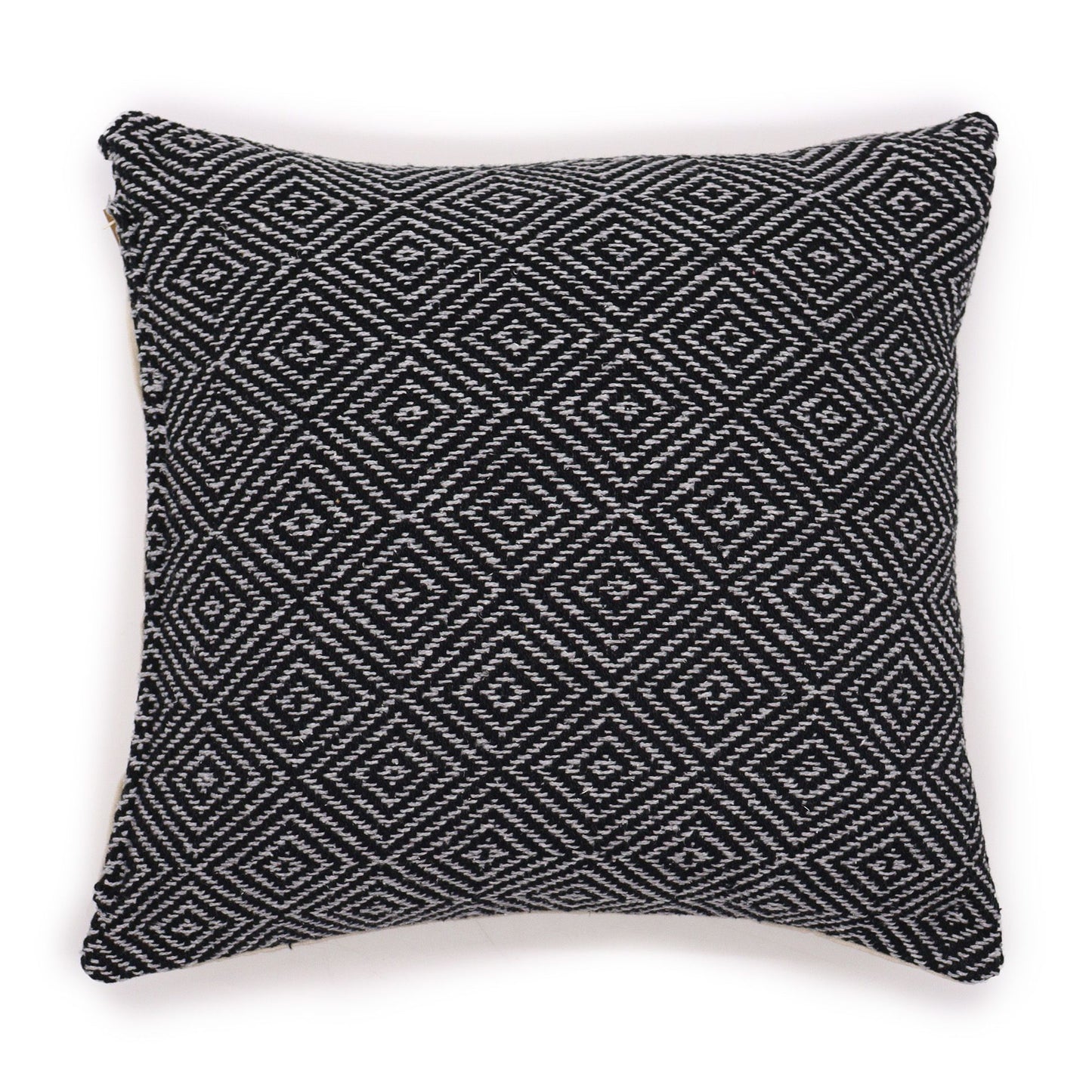 Funda de Cojín 100% algodón - Negro - 40x40cm