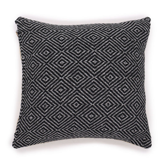 Funda de Cojín 100% algodón - Negro - 40x40cm
