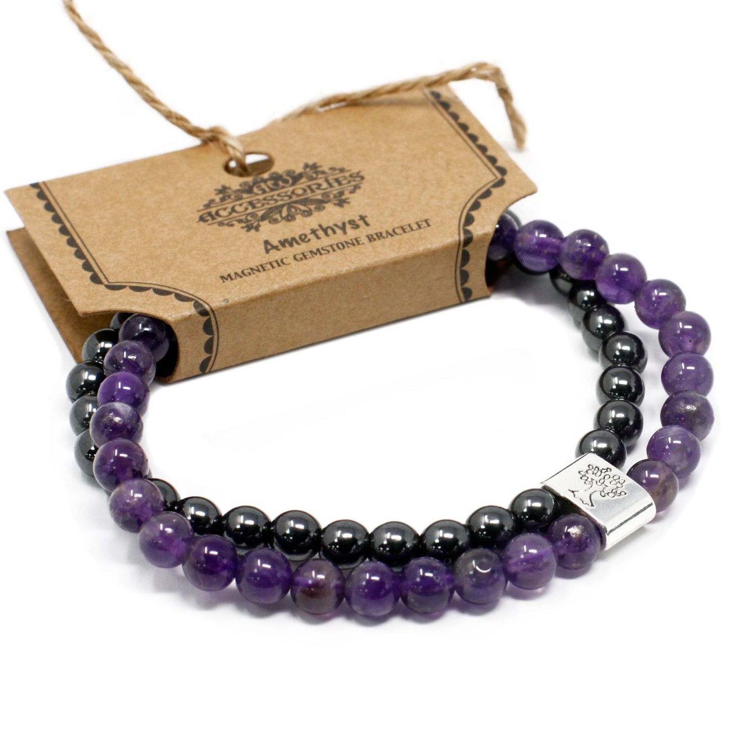 Pulsera de Amatista - Magnéticas