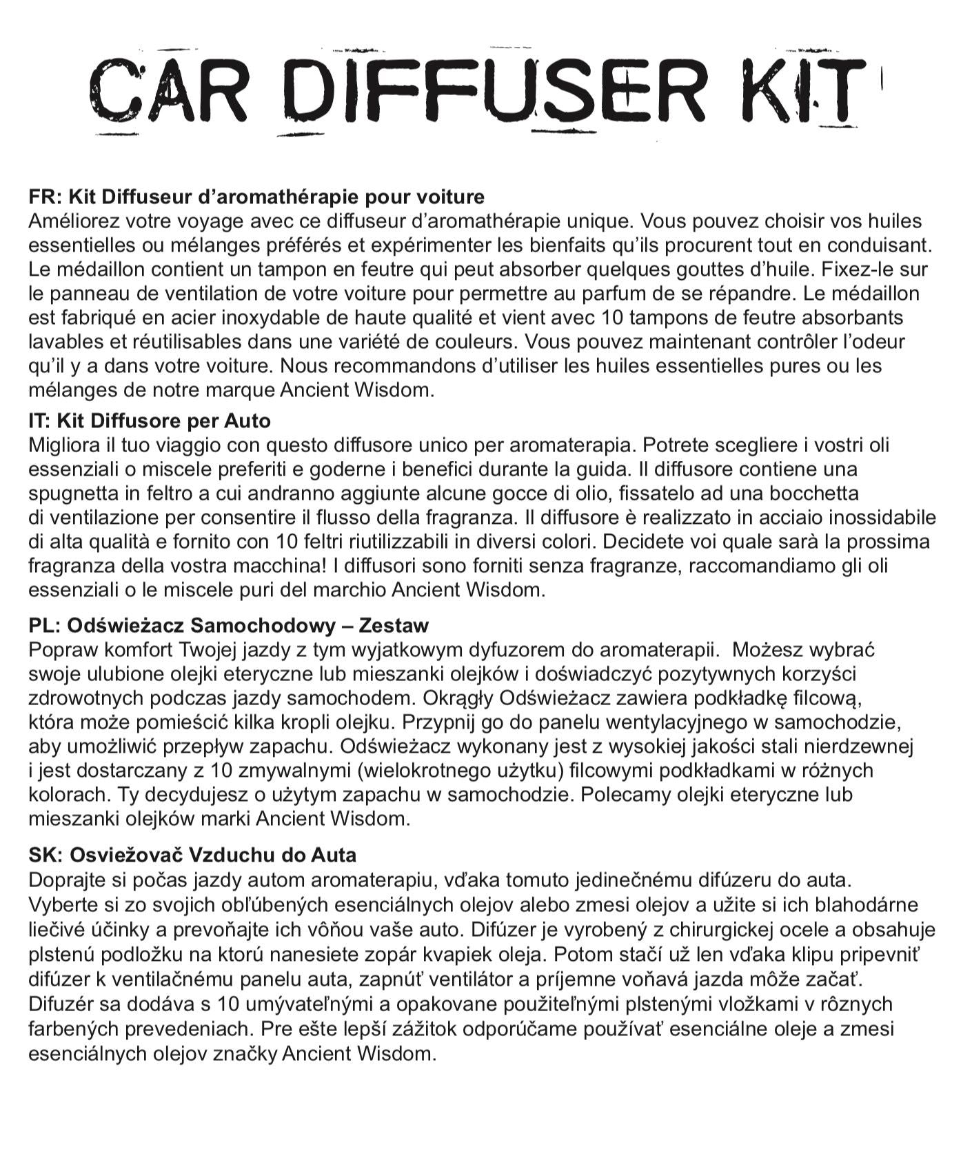 Difusor de aroma coche - Rueda de auto