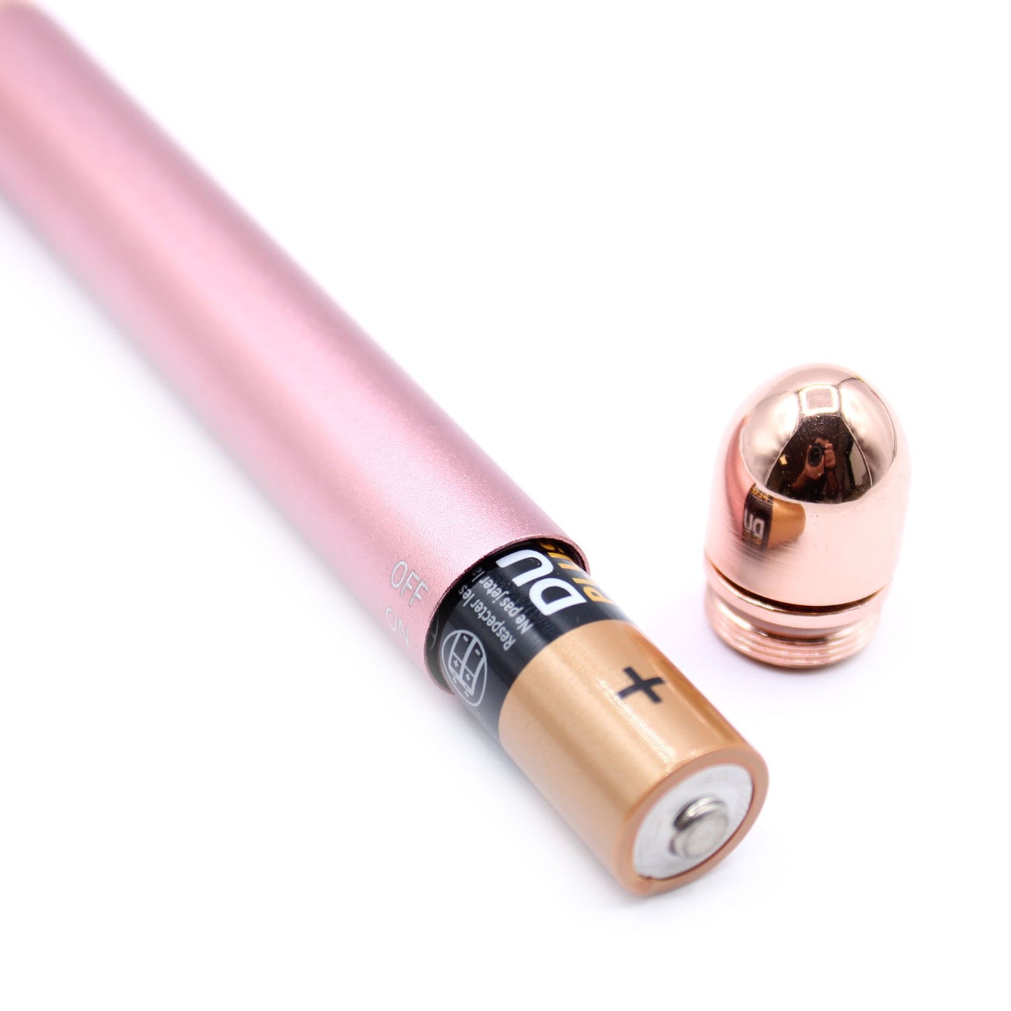 Rodillo con Vibración de Cuarzo rosa