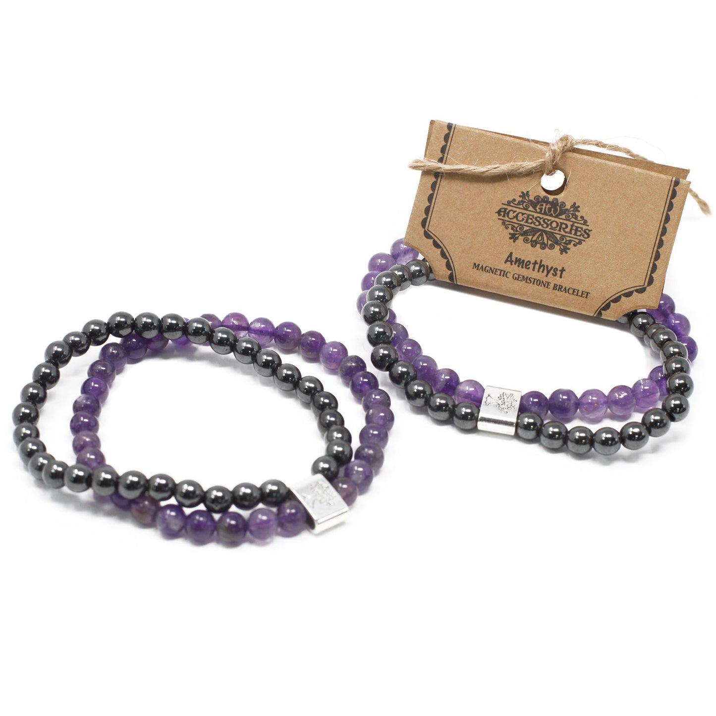 Pulsera de Amatista - Magnéticas