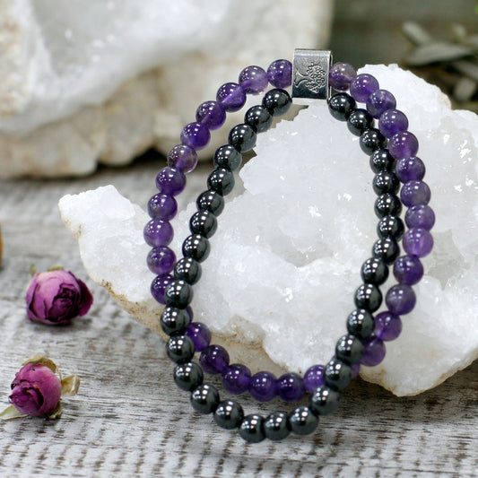 Pulsera de Amatista - Magnéticas