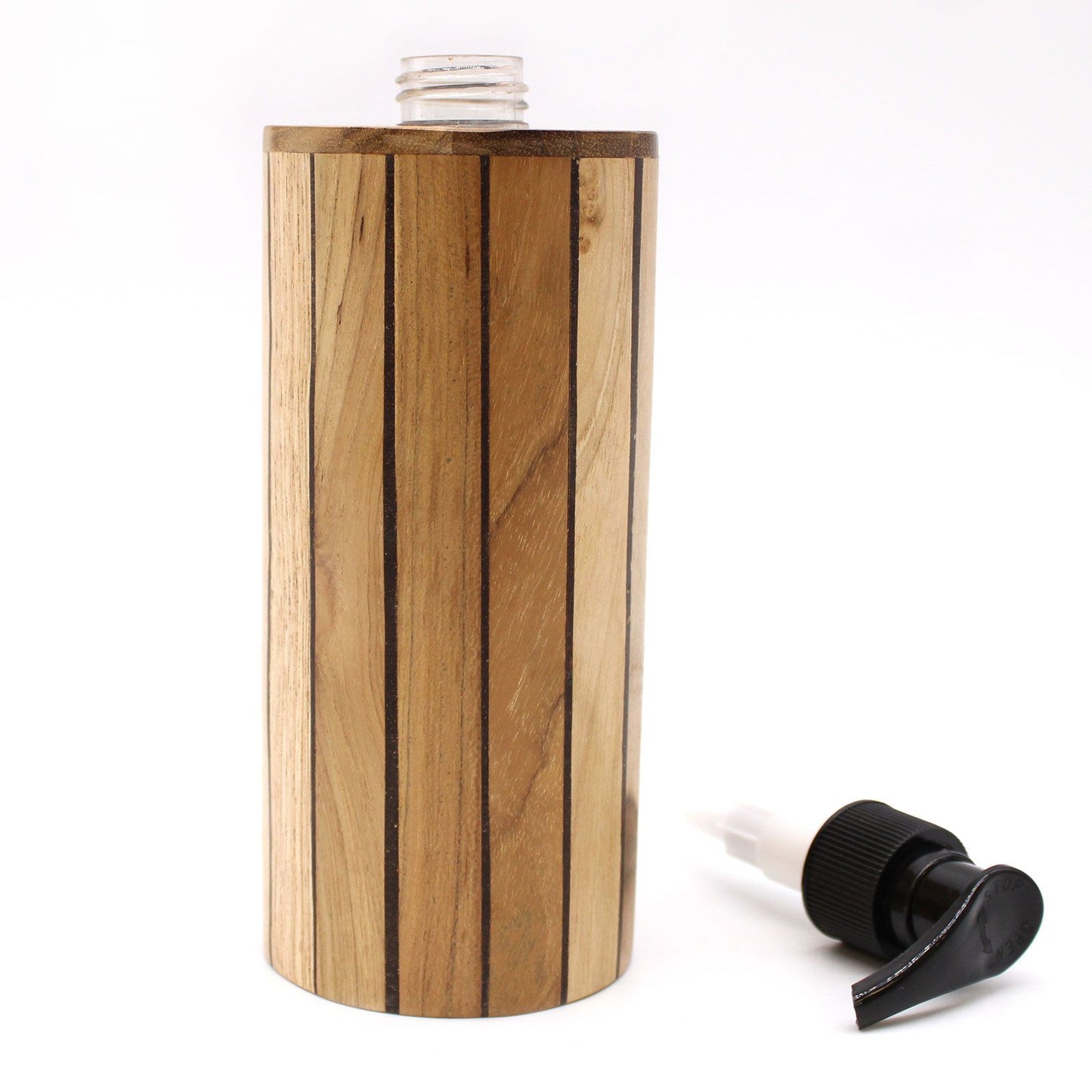 Dispensador de jabón de madera - Redondo