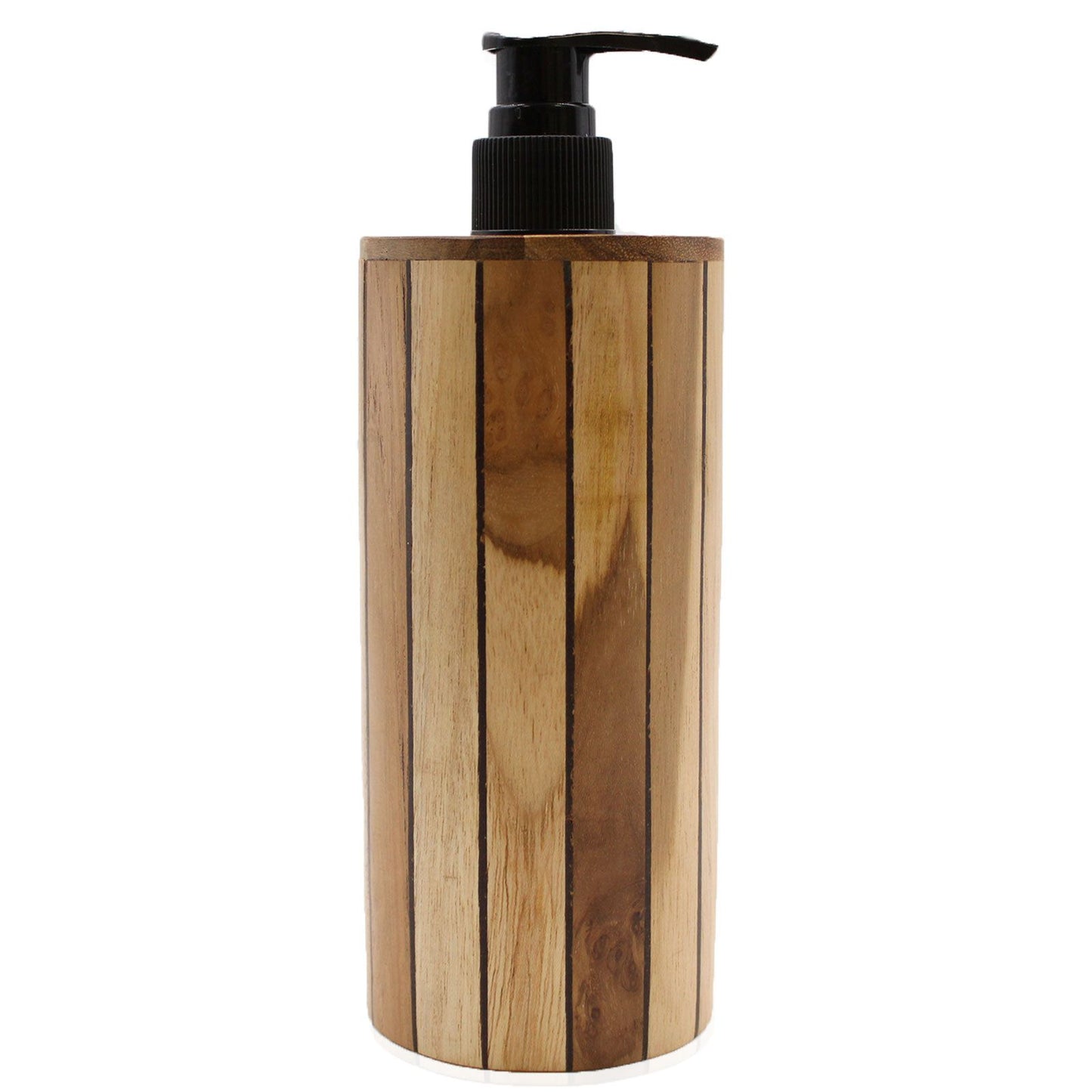 Dispensador de jabón de madera - Redondo