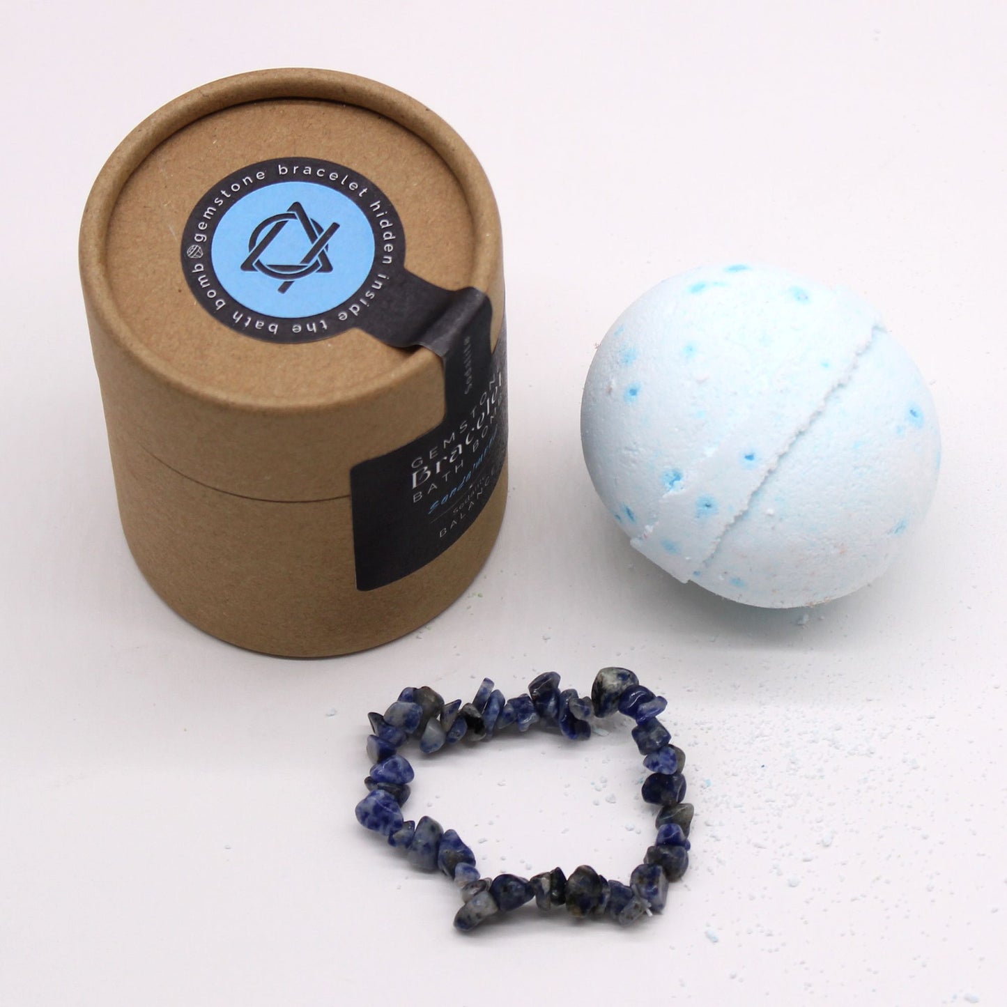 Bomba de baño con Pulsera de Sodalita