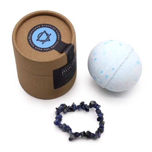 Bomba de baño con Pulsera de Sodalita