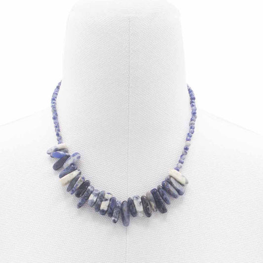 Collar de gemas - Sodalita