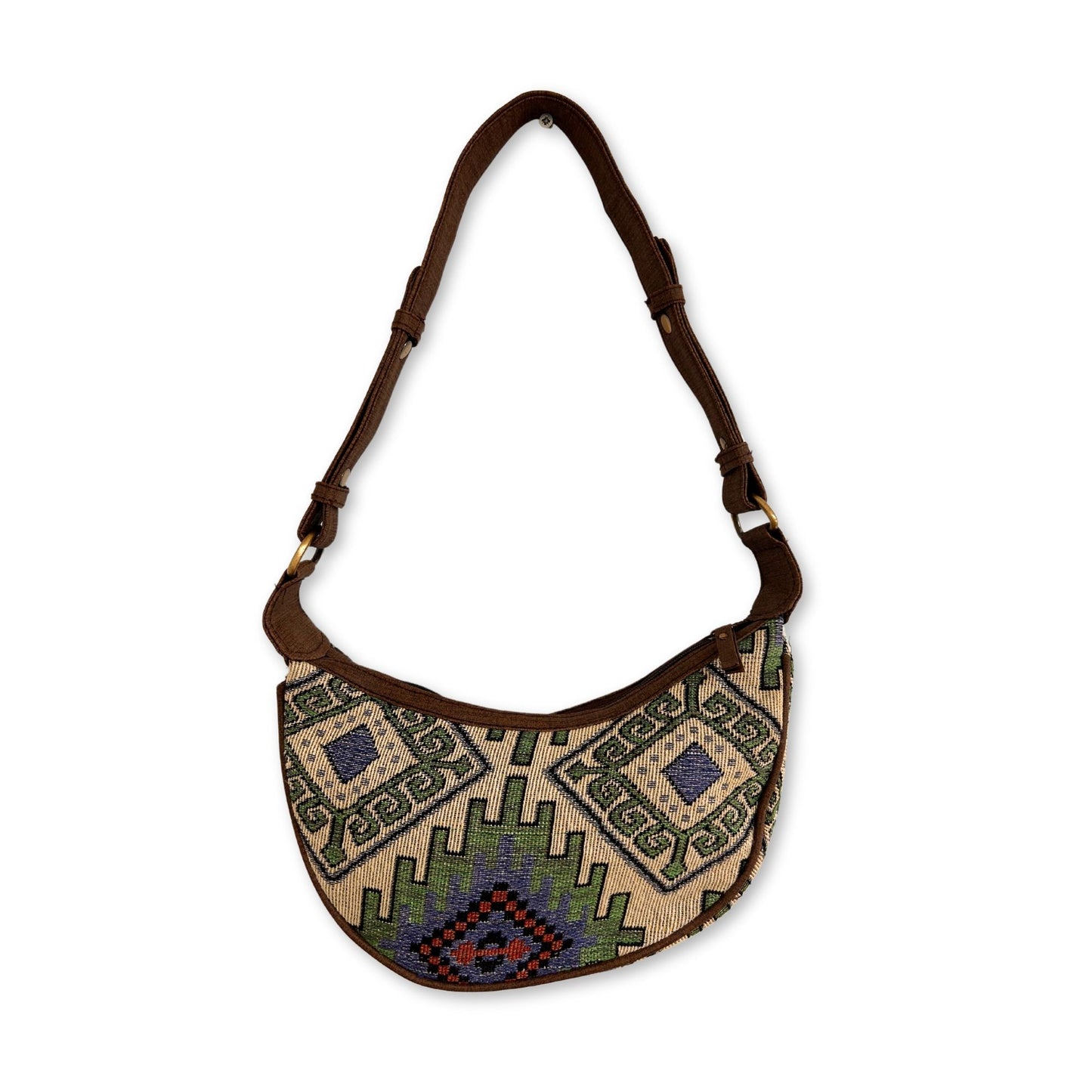 Bolso Geo correa marrón