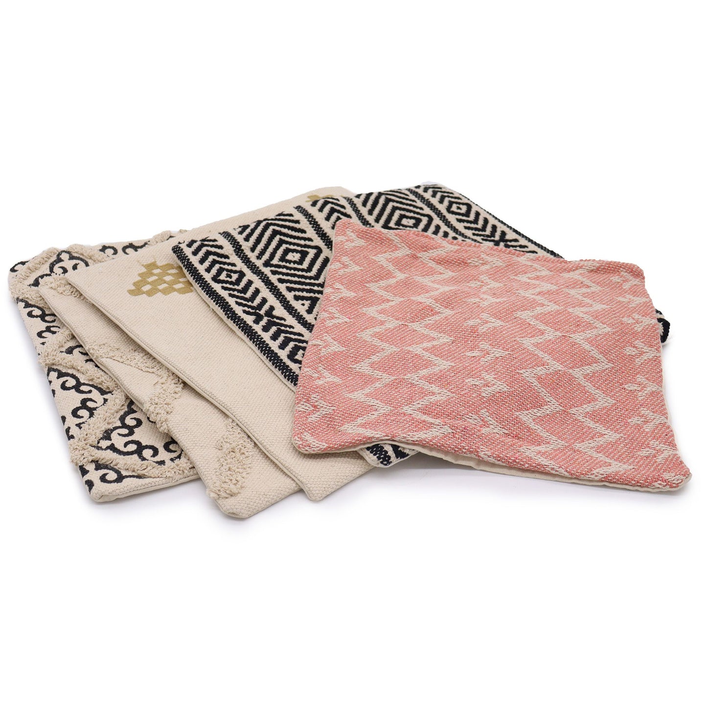 Funda de Cojín 100% algodón - Diseño Tribal - 45x45cm