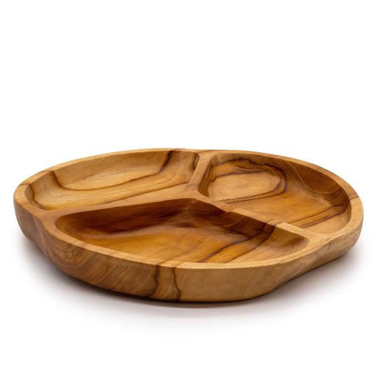 Frutero de madera compartimentos