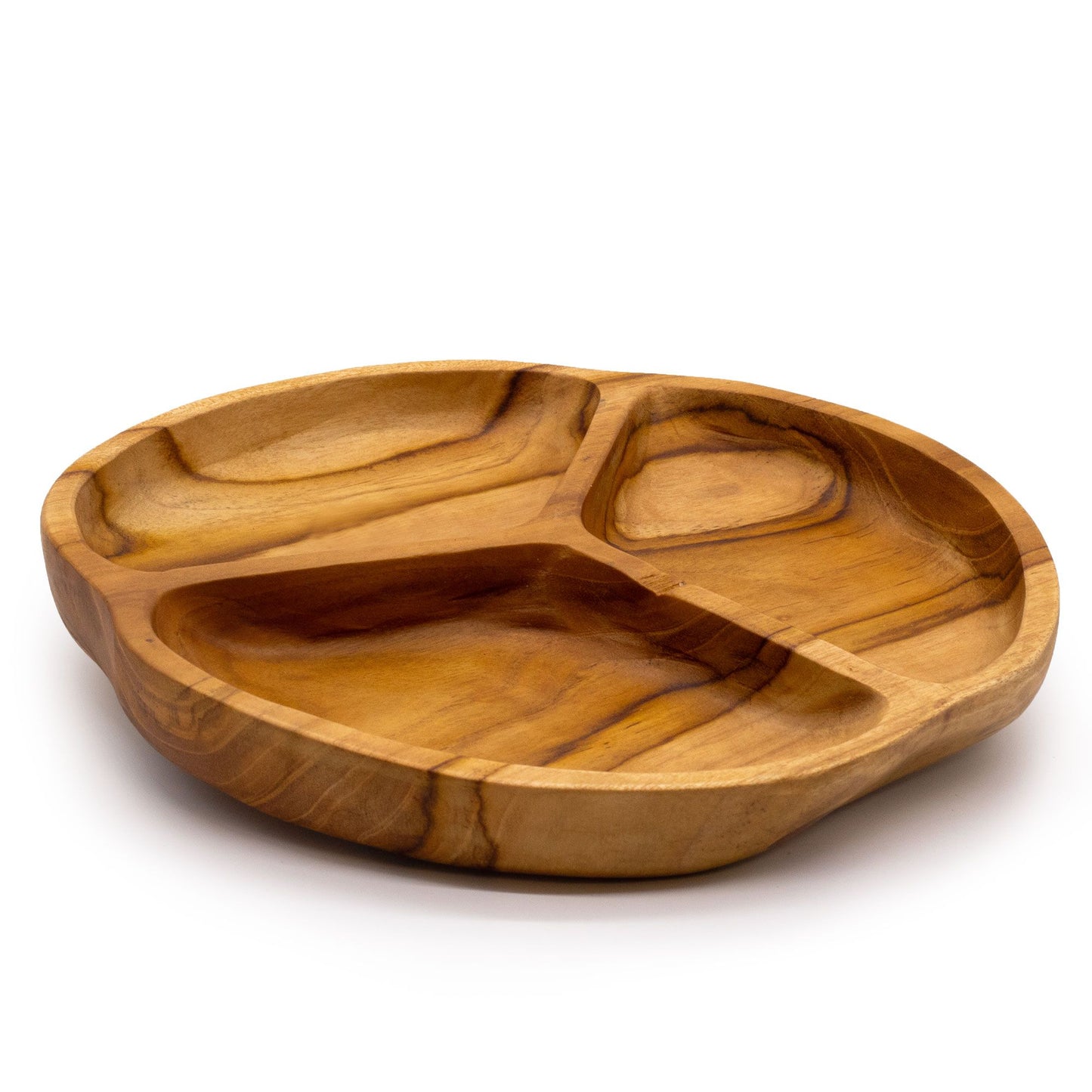 Frutero de madera compartimentos