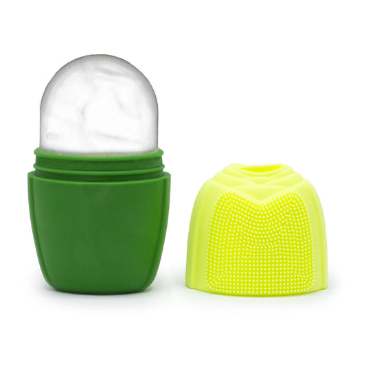 Rodillo de Hielo de Silicona para el Rostro - Verde