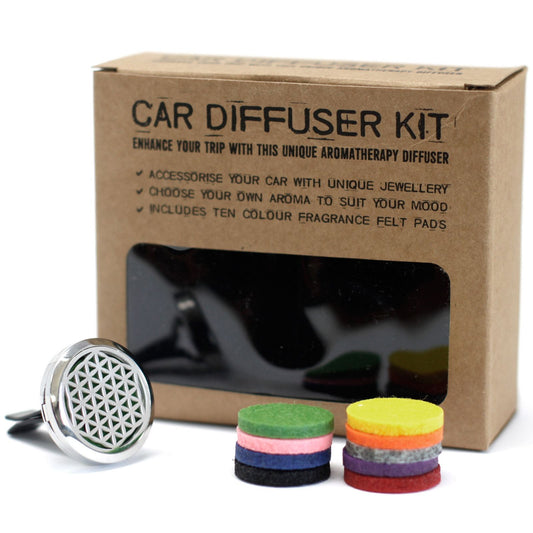 Difusor de aroma coche -La flor de la vida
