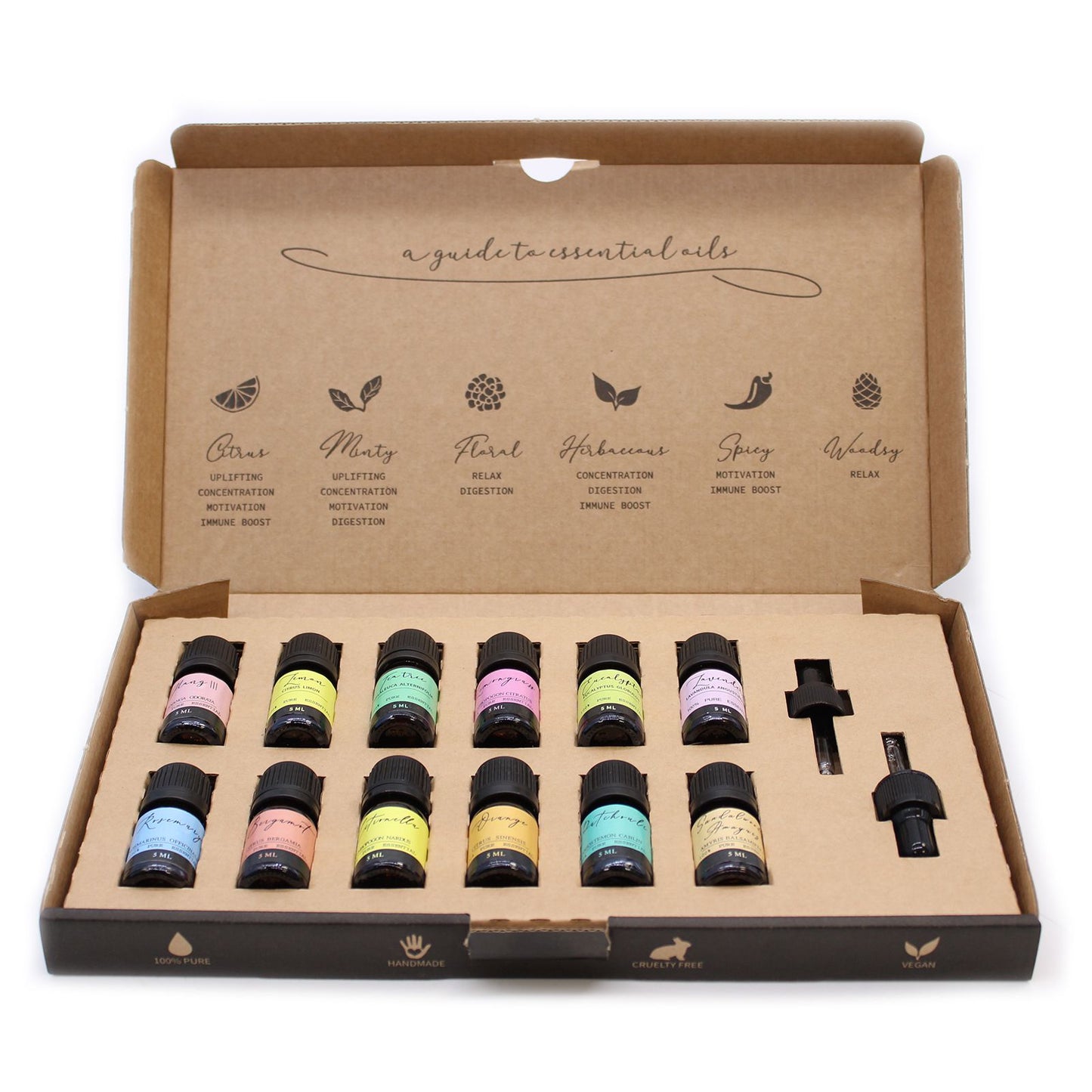 Aceites esenciales aromaterapia - 12u
