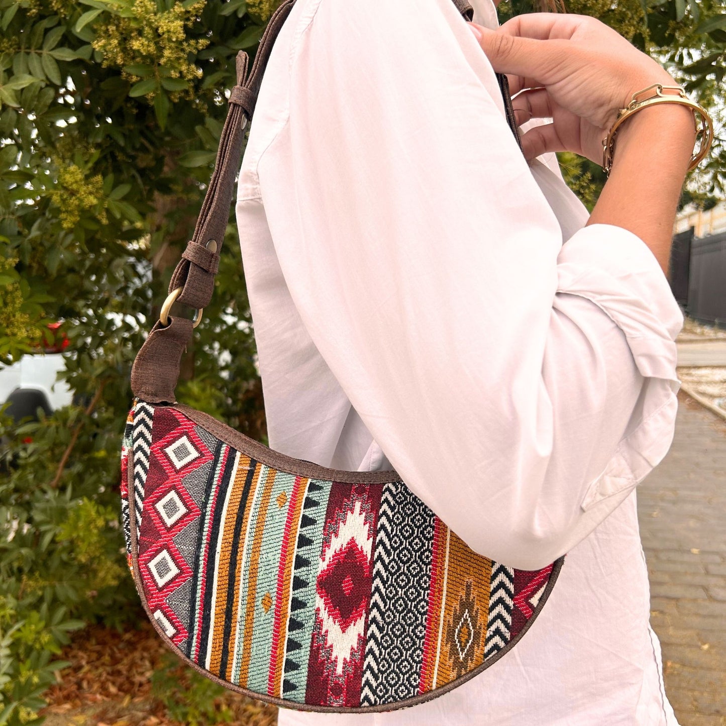 Bolso Autumn correa marrón