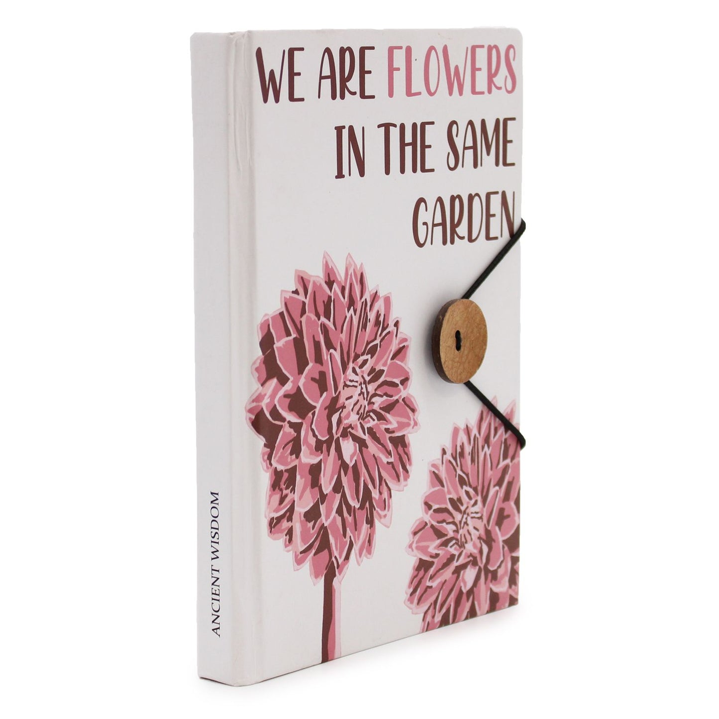 Libreta reciclada "Flores en el mismo jardín"