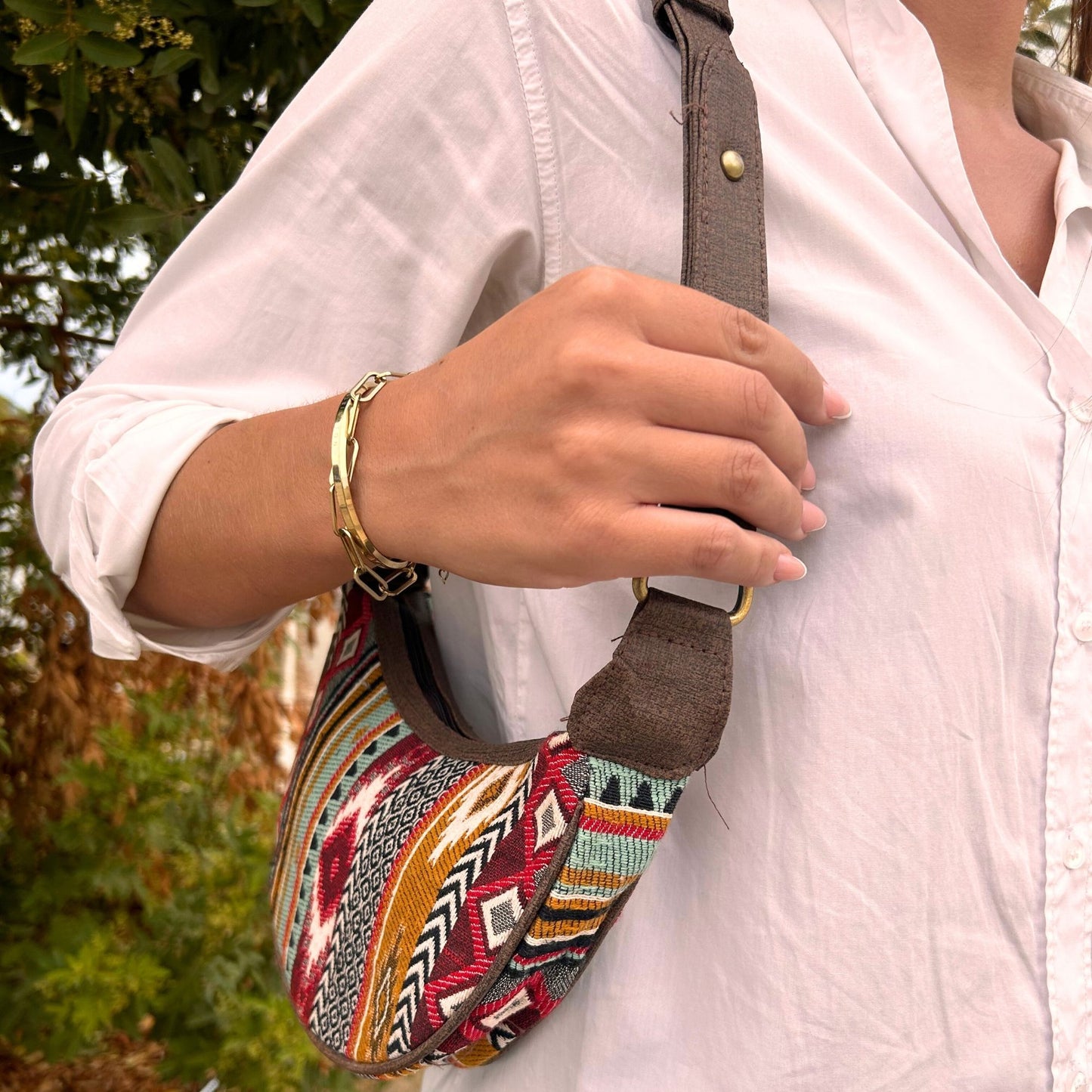 Bolso Autumn correa marrón