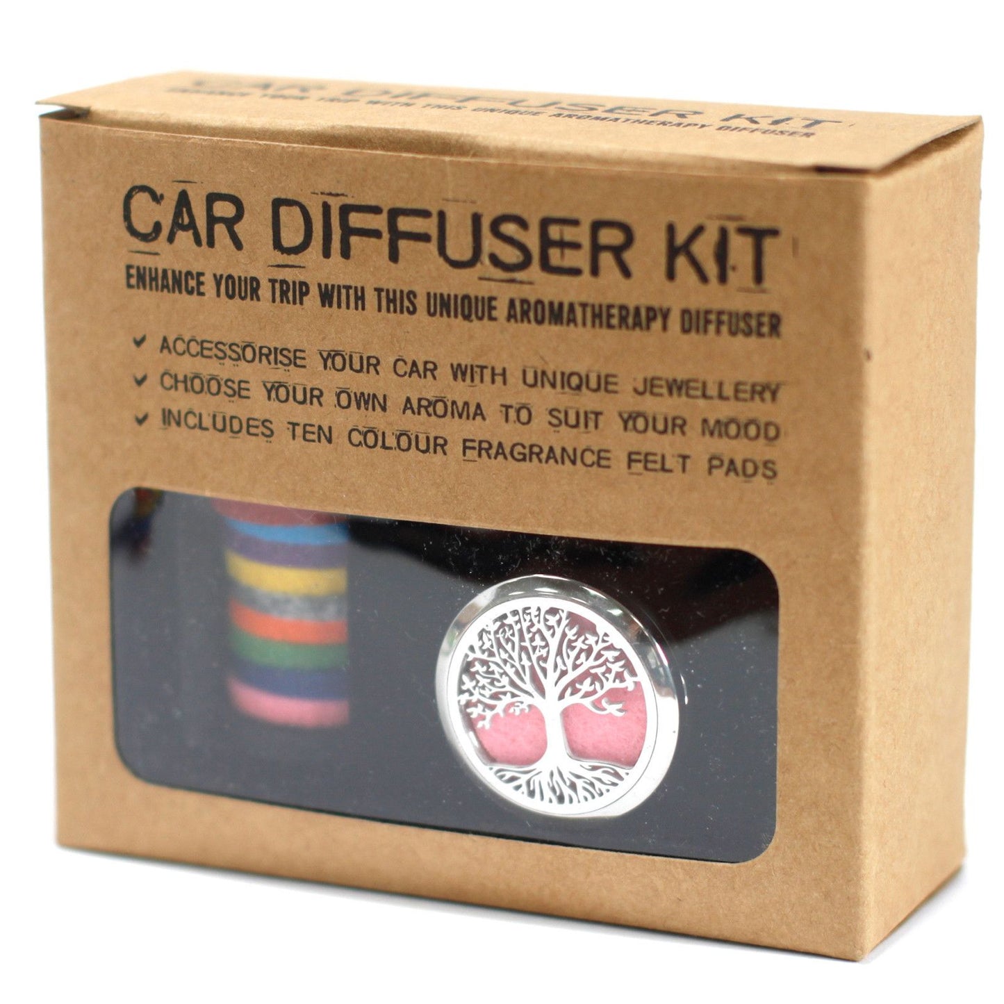Difusor de aroma coche -La flor de la vida