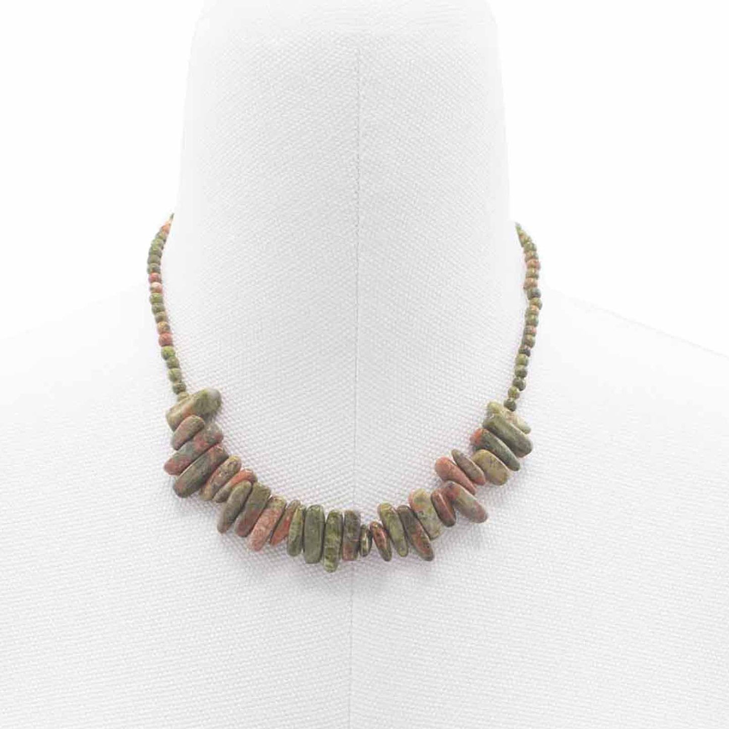 Collar de gemas - Ágata musgosa