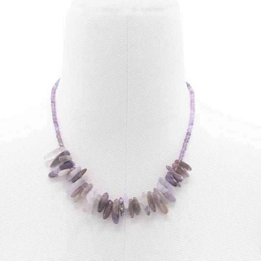 Collar de gemas - Amatista